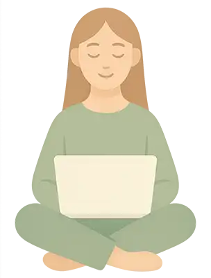 Illustratie van een bezorgde bezoeker