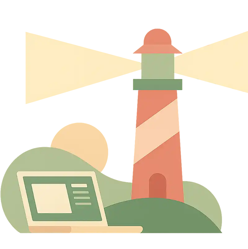 Illustratie van rust en eenvoud